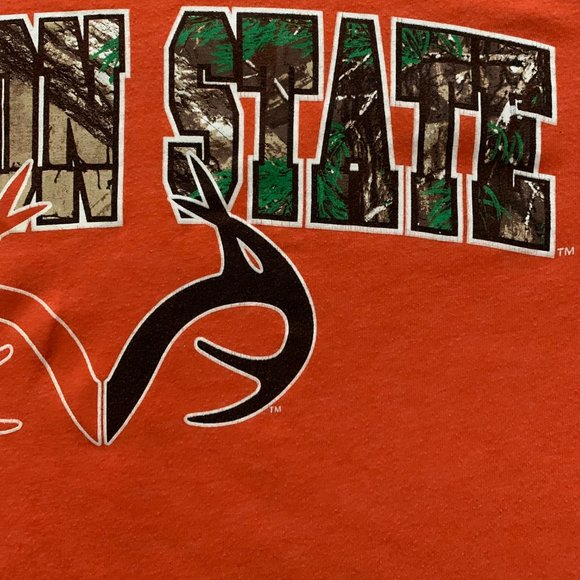 OSU Beavers Camo Hunting Style T-shirt. XXL. Colosseum Athletics. - Picture 5 of 8